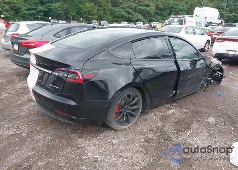 2018 Tesla Model 3 Long Range/Performance from USA, damaged, VIN 5YJ3E1EB3JF144367